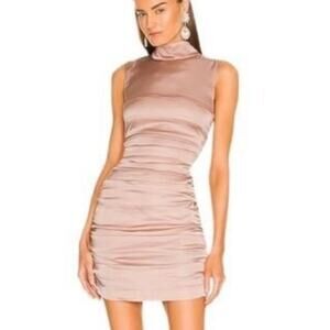 Dundas X Revolve Grace Mini Dress in Blush Pink